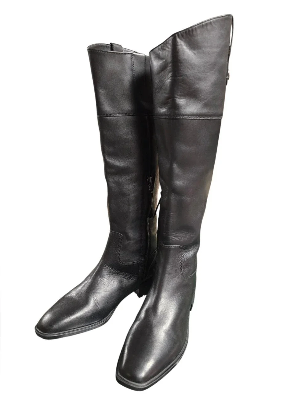 Sam Edelman Drina Women's Classic Tall Black Leather Riding Boots - sz 9.5